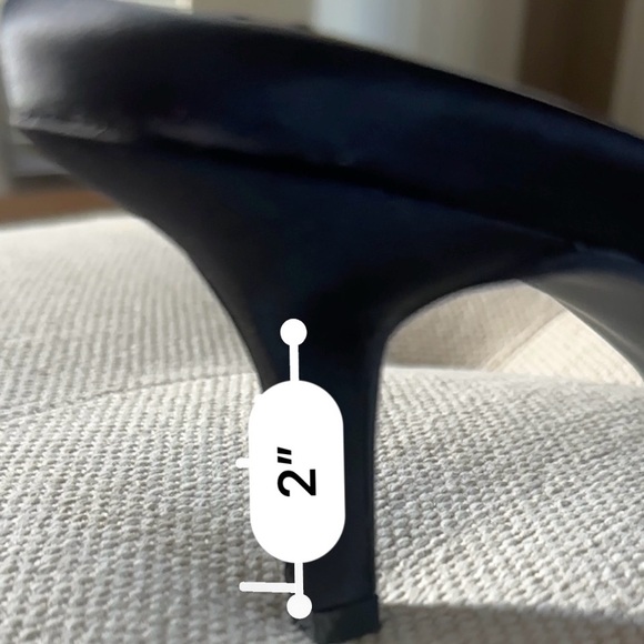 Torrid Elegant Black Mules with Silver Bow - Picture 6 of 6